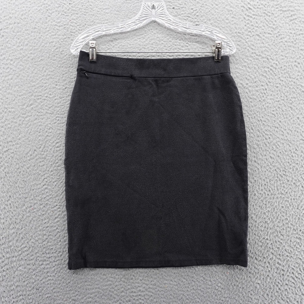 Toad&Co Paseo Skirt Medium‎ Black Womens Tencel Blend Stretch Casual